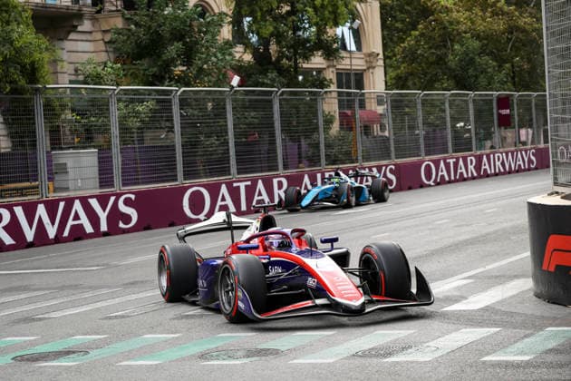 AUTO - FORMULA 2 2026 - BAKU 24 VAN HOEPEN Laurens (nld), Trident, Dallara F2 2024, action during the 12th round of the 2026 FIA Formula 2 Championship from September 24 to 26, 2026 on the Baku City Circuit, in Baku, Azerbaijan - BakuAzerbaijan  Copyright: xXavixBonillax