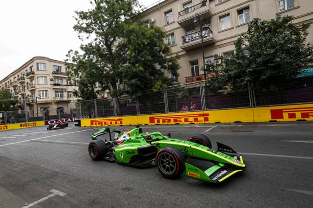 AUTO - FORMULA 2 2026 - BAKU 20 FITTIPALDI Jr. Emerson (bra), AIX Racing, Dallara F2 2024, action during the 12th round of the 2026 FIA Formula 2 Championship from September 24 to 26, 2026 on the Baku City Circuit, in Baku, Azerbaijan - BakuAzerbaijan  Copyright: xXavixBonillax