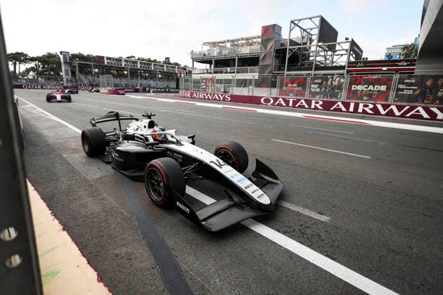 AUTO - FORMULA 2 2026 - BAKU 14 STENSHORNE Martinus (nor), Rodin Motorsport, Dallara F2 2024, action during the 12th round of the 2026 FIA Formula 2 Championship from September 24 to 26, 2026 on the Baku City Circuit, in Baku, Azerbaijan - BakuAzerbaijan  Copyright: xXavixBonillax