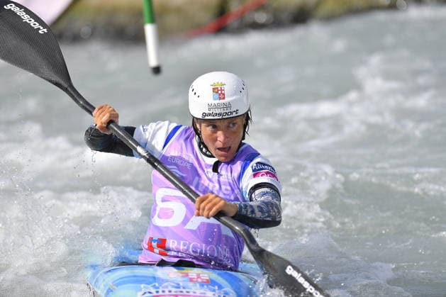 OTHER - Paddle - 2026 Paddle Europe Slalom Championships Photo by IPA ABACAPRESS.COM88931835 - Ivrea, Italy, September 24, 2026 Paddle Europe Slalom Championships 2026 Kayak and Canoe Slalom at Canoe Stadium Ivrea Stefanie Horn (Team ITA) in action during the Paddle Europe Slalom Championships 2026 Women s Kayak Teams Final—Gold Medal Ivrea Italy  Copyright: xIPAxSport ABACAx