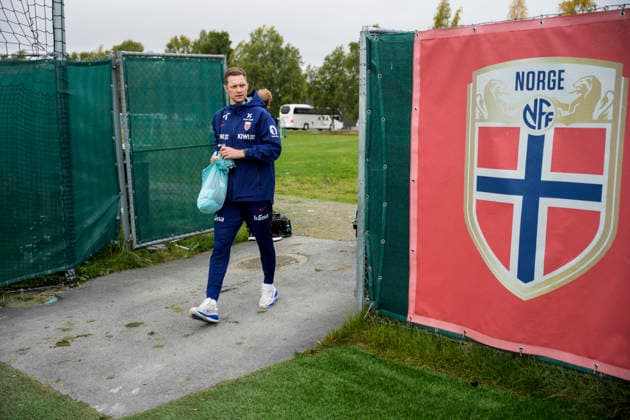Press Conference with Stale Solbakken, Oslo, Lillestrøm, September 25, 2026: Norway’s dodgeball coach, Pal Fjelde, leads a training session with Norway’s men’s national soccer team following the Nations League match against Denmark. Photo by Stian Lysberg Solum, NTB. Oslo, Lillestrøm. EDITORIAL USE ONLY. RESTRICTED USE FOR BETTING. COMCOMPANIES  Copyright: xStianxLysbergxSolumx xNTBx