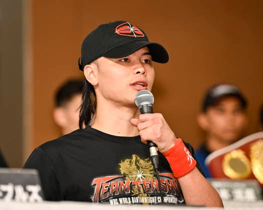 Japan s challenger Tenshin Nasukawa attends a press conference, PK, Pressekonferenz at Tokyo Dome Hotel in Tokyo, Japan, Friday, September 25, 2026, ahead of the WBC bantamweight title bout on Sunday. Noxthirdxpartyxsales  aflo_350798154 HIROAKIxFINITOxYAMAGUCHIx