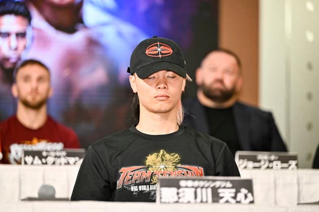 Japan s challenger Tenshin Nasukawa attends a press conference, PK, Pressekonferenz at Tokyo Dome Hotel in Tokyo, Japan, Friday, September 25, 2026, ahead of the WBC bantamweight title bout on Sunday. Noxthirdxpartyxsales  aflo_350798155 HIROAKIxFINITOxYAMAGUCHIx