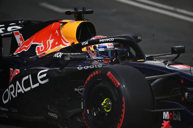 F1 - AZERBAIJAIN GRAND PRIX 2026 03 VERSTAPPEN Max (nld), Red Bull Racing Ford RB22, action during the 2026 Formula 1 Azerbaijan Grand Prix, 15th round of the 2026 Formula One World Championship, WM, Weltmeisterschaft from September 24 to 26, 2026 on the Baku City Circuit, in Baku, Azerbaijan - BakuAzerbaijan  Copyright: xDPPIx