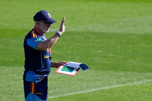 September 25, 2026, Las Rozas, Madrid, Spain: Luis de la Fuente during the training session of Spain Team ahead their UEFA Nations League matches at Ciudad del Futbol on September 25, 2026, in Las Rozas, Madrid, Spain. Las Rozas Spain - ZUMAa181 20260925_zaa_a181_002 Copyright: xOscarxJ.xBarrosox