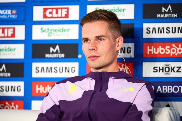 Sebastian Hendel GER, Press Conference, 2026 BMW Berlin Marathon, Top Men s Runners, September 25, 2026 GER, Press Conference, 2026 BMW Berlin Marathon, Top Men s Runners, September 25, 2026 Berlin Copyright: xEibner-Pressefotox xClaudiusxRauchx EP_CRH