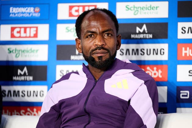 Guye Adola, GER, Press Conference, 2026 BMW Berlin Marathon, Top Men s Runners, September 25, 2026 GER, Press Conference, 2026 BMW Berlin Marathon, Top Men s Runners, September 25, 2026, Berlin Copyright: xEibner-Pressefotox xClaudiusxRauchx EP_CRH