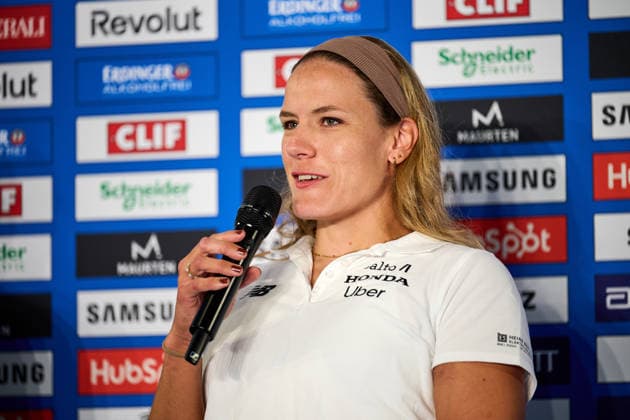 Catherine Debrunner, GER, Press Conference, 2026 BMW Berlin Marathon, Top Men s Runners, September 25, 2026 GER, Press Conference, 2026 BMW Berlin Marathon, Top Men s Runners, September 25, 2026, Berlin Copyright: xEibner-Pressefotox xClaudiusxRauchx EP_CRH