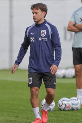 SOCCER - NL, AUT vs KOS VIENNA,AUSTRIA,25.SEP.26 - SOCCER - UEFA Nations League, group stage, OEFB international match, Länderspiel, Nationalmannschaft Austria vs Kosovo, preview, training team AUT. Image shows Sascha Horvath (AUT).  GEPAxpictures xDavidxBitzan