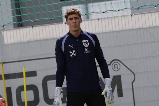 SOCCER - NL, AUT vs KOS VIENNA,AUSTRIA,25.SEP.26 - SOCCER - UEFA Nations League, group stage, OEFB international match, Länderspiel, Nationalmannschaft Austria vs Kosovo, preview, training team AUT. Image shows Florian Wiegele (AUT).  GEPAxpictures xDavidxBitzan