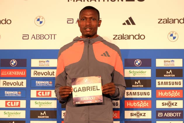 September 25, 2026, Track and Field, GER DEU, Berlin, Germany, Berlin Marathon Press Conference, Top runners Geay Gabriel TAN nordphoto GmbH Engler Berlin Berlin Berlin Germany Copyright: xNordphotox xEnglerx