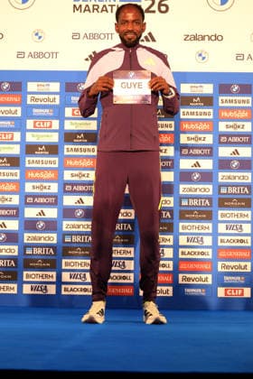 September 25, 2026, Track and Field, GER DEU, Berlin, Germany, Berlin Marathon Press Conference, Top runners Adola Guye ETH nordphoto GmbH Engler Berlin Berlin Berlin Germany Copyright: xNordphotox xEnglerx