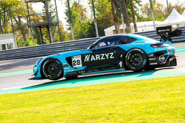 MOTORSPORTS - Motorsports - International GT Open - Free Practice Photo by IPA ABACAPRESS.COM88953937 - INTERNATIONAL GT OPEN 500 - at the Autodromo Nazionale Monza on September 25, 2026, in Monza - Practice Session 1 028 GT OPEN INT Team Motopark - DEU Marcelo Ramirez - MEX Dominik Baumann - Mercedes-AMG GT3 EVO PRO Monza Italy  Copyright: xIPAxSport ABACAx