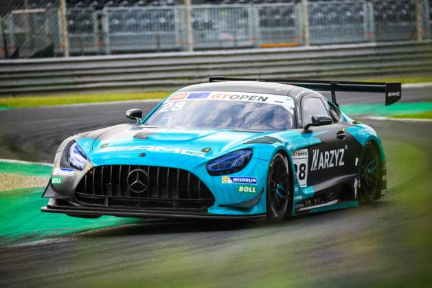 MOTORSPORTS - Motorsports - International GT Open - Free Practice Photo by IPA ABACAPRESS.COM88954034 - INTERNATIONAL GT OPEN 500 - at the Autodromo Nazionale Monza on September 25, 2026, in Monza - Practice Session 1 028 GT OPEN INT Team Motopark - DEU Marcelo Ramirez - MEX Dominik Baumann - Mercedes-AMG GT3 EVO PRO Monza Italy  Copyright: xIPAxSport ABACAx