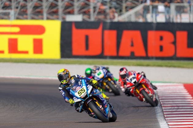 IPA88958484 - Andrea Locatelli of Italy riding a Yamaha YZF R1 ( 55) for Pata Maxus Yamaha during the Italian Round of the World Superbike (SBK) race in Cremona, Italy, on September 25, 2026  Copyright: xLucaxRossini IPAxSportx xx IPA88958484