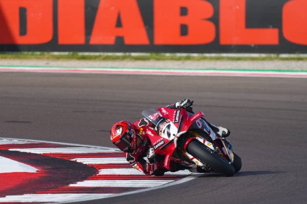 IPA88958488 - Iker Lecuona of Spain riding a Ducati Panigale V4R ( 7) for Aruba.it Racing - Ducati during the Italian Round of the World Superbike (SBK) race in Cremona, Italy, on September 25, 2026  Copyright: xLucaxRossini IPAxSportx xx IPA88958488