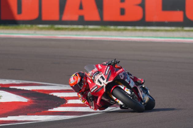 IPA88958870 - Nicolo Bulega of Italy riding a Ducati Panigale V4R ( 11) for Aruba.it Racing - Ducati during the Italian Round of the World Superbike (SBK) race in Cremona, Italy, on September 25, 2026  Copyright: xLucaxRossini IPAxSportx xx IPA88958870