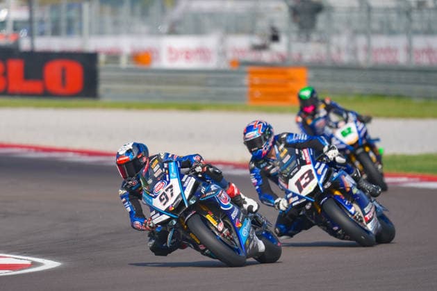 IPA88958496 - Xavi Vierge of Spain riding a Yamaha YZF R1 ( 97) for Pata Maxus Yamaha during the Italian Round of the World Superbike (SBK) race in Cremona, Italy, on September 25, 2026  Copyright: xLucaxRossini IPAxSportx xx IPA88958496
