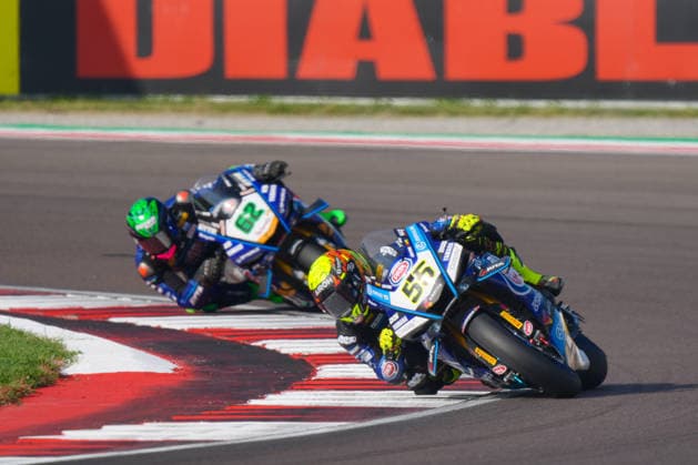 IPA88958883 - Andrea Locatelli of Italy riding a Yamaha YZF R1 ( 55) for Pata Maxus Yamaha during the Italian Round of the World Superbike (SBK) race in Cremona, Italy, on September 25, 2026  Copyright: xLucaxRossini IPAxSportx xx IPA88958883
