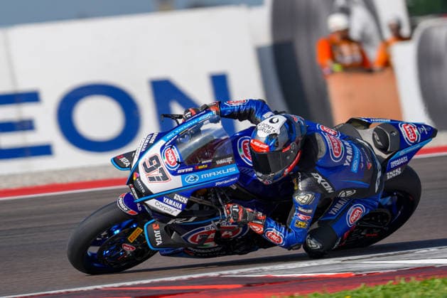 IPA88959108 - Xavi Vierge of Spain riding a Yamaha YZF R1 ( 97) for Pata Maxus Yamaha during the Italian Round of the World Superbike (SBK) race in Cremona, Italy, on September 25, 2026  Copyright: xLucaxRossini IPAxSportx xx IPA88959108
