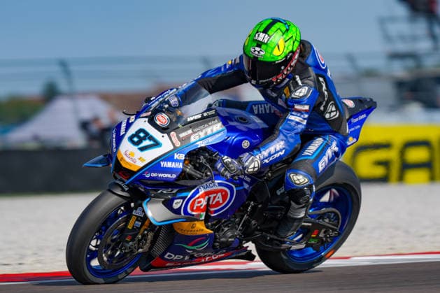 IPA88959212 - Remy Gardner of Australia riding a Yamaha YZF R1 ( 87) for the GYTR GRT Yamaha WorldSBK Team during the Italian Round of the World Superbike (SBK) race in Cremona, Italy, on September 25, 2026  Copyright: xLucaxRossini IPAxSportx xx IPA88959212