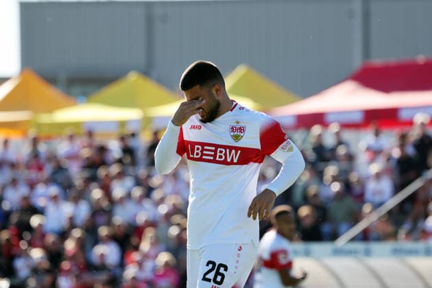 September 25, 2026 VfB Stuttgart 1 FC Heidenheim Germany, Weinstadt, September 25, 2026, Soccer, Bundesliga, 2026–2027 Season, Friendly Match, VfB Stuttgart 1 FC Heidenheim Deniz Undav VfB Stuttgart