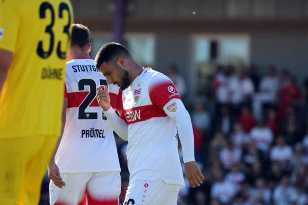 September 25, 2026 VfB Stuttgart vs. FC Heidenheim Germany, Weinstadt, September 25, 2026, Soccer, Bundesliga, 2026–2027 Season, Friendly Match, VfB Stuttgart vs. FC Heidenheim Deniz Undav VfB Stuttgart
