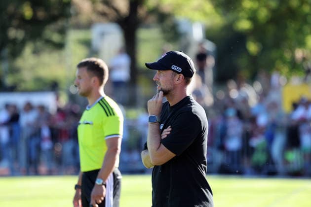 September 25, 2026 VfB Stuttgart 1 FC Heidenheim Germany, Weinstadt, September 25, 2026, Soccer, Bundesliga, 2026–2027 season, Friendly match, VfB Stuttgart vs. FC Heidenheim; Sebastian Hoeneß, Coach of VfB Stuttgart