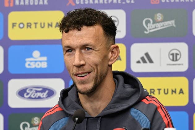 Ivan Perisic of Croatia speaks at a press conference, PK, Pressekonferenz before the round Nations League match Czech Republic against Croatia, in Prague, Czech Republic, on September 25, 2026. (CTKxPhoto KaterinaxSulova) CTKPhotoP2026092508383  CTKPhotoP2026092508383