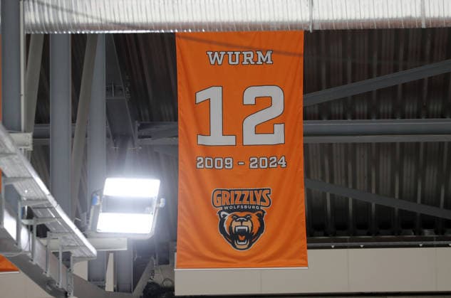 Ice Hockey, DEL, Penny DEL, Men s, 2026–2027 Season: Grizzlys Wolfsburg vs. Schwenninger Wild Wings, Hall of Fame at the Eisarena, Armin Wurm s Jersey