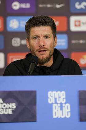 Scotland Men s Team Manager Sebastien Pocognoli during the Scotland Team press conference, PK, Pressekonferenz Scotland Team Press Conference, International Football, Stadion Stozice, Ljubljana - 25 Sep 2026Ljubljana Stadion Stozice Slovenia  Copyright: xNikxModer Shutterstockx 17168636g