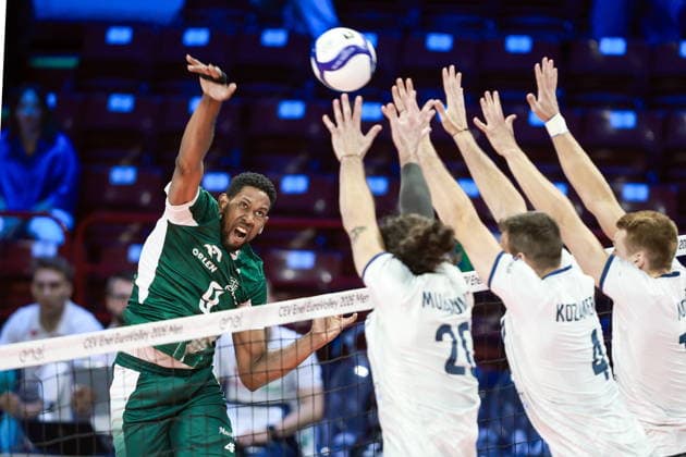 25.09.2026 MEDIOLAN WLOCHY ( MILAN ITALIA ) UNIPOL FORUM SIATKOWKA MEZCZYZN MISTRZOSTWA EUROPY W SIATKOWCE 1 2 FINALU RUNDA FINALOWA ( CEV EUROVOLLEY 2026 MEN FINAL ROUND SEMI FINAL MATCHES MEN S VOLLEYBALL GAME POLAND - SLOVENIA ) MECZ POLSKA - SLOWENIA NZ. (L) WILFREDO LEON VENERO FOTO JAKUB PIASECKI CYFRASPORT NEWSPIX.PL --- newspix.pl 