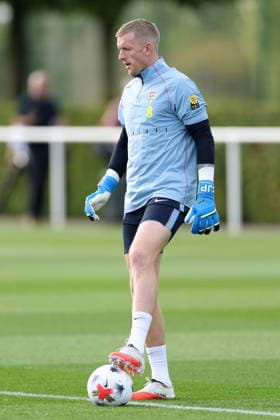England MD-1 Training, Nations League Jordan Pickford of England during the England MD-1 training session ahead of the 2026 27 UEFA Nations League Group A3 match vs Spain, Tottenham Hotspur Training Ground, Enfield, England on 25 September 2026 Credit: Tiego Grenho Every Second Media Editorial use only. All images are copyright Every Second Media Limited. No images may be reproduced without prior permission. Copyright: xIMAGO EveryxSecondxMediax ESM-2188-0002 TiegoxGrenhox xEveryxSecondxMediax