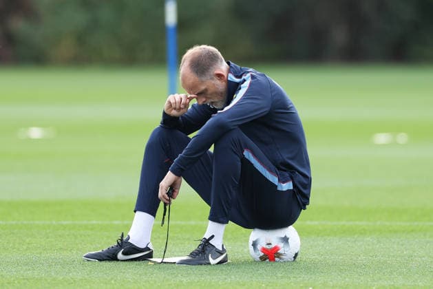England MD-1 Training, Nations League Thomas Tuchel, reacts Manager of England during the England MD-1 training session ahead of the 2026 27 UEFA Nations League Group A3 match vs Spain, Tottenham Hotspur Training Ground, Enfield, England on 25 September 2026 Credit: Tiego Grenho Every Second Media Editorial use only. All images are copyright Every Second Media Limited. No images may be reproduced without prior permission. Copyright: xIMAGO EveryxSecondxMediax ESM-2188-0003 TiegoxGrenhox xEveryxSecondxMediax