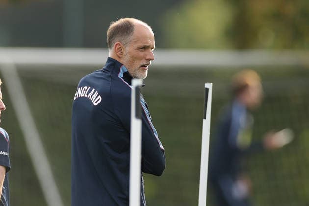 England MD-1 Training, Nations League Thomas Tuchel, Manager of England during the England MD-1 training session ahead of the 2026 27 UEFA Nations League Group A3 match vs Spain, Tottenham Hotspur Training Ground, Enfield, England on 25 September 2026 Credit: Tiego Grenho Every Second Media Editorial use only. All images are copyright Every Second Media Limited. No images may be reproduced without prior permission. Copyright: xIMAGO EveryxSecondxMediax ESM-2188-0021 TiegoxGrenhox xEveryxSecondxMediax