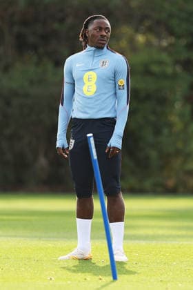 England MD-1 Training, Nations League Eberechi Eze of England during the England MD-1 training session ahead of the 2026 27 UEFA Nations League Group A3 match vs Spain, Tottenham Hotspur Training Ground, Enfield, England on 25 September 2026 Credit: Tiego Grenho Every Second Media Editorial use only. All images are copyright Every Second Media Limited. No images may be reproduced without prior permission. Copyright: xIMAGO EveryxSecondxMediax ESM-2188-0043 TiegoxGrenhox xEveryxSecondxMediax