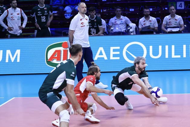 VOLLEYBALL - CEV Men s Eurovolley - Eurovolley 2026 - Semifinal - Slovenia vs. Poland Photo by IPA ABACAPRESS.COM88962634 - 21 Tomasz Fornal (Poland) on defense during the semifinal match of the CEV Enel EuroVolley 2026 between Poland and Slovenia at the Unipol Forum in Milan, Italy, on September 25, 2026, during EuroVolley 2026 - Semifinal - Slovenia vs. Poland, CEV EuroVolley Men’s match in Assago (MI), Italy, September 25, 2026 Assago (MI) Italy  Copyright: xIPAxSport ABACAx