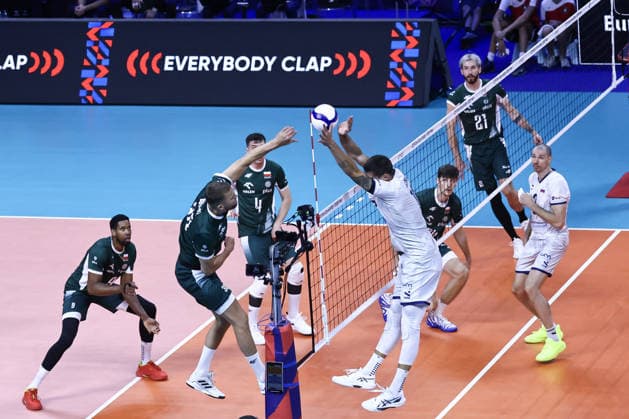 VOLLEYBALL - CEV Eurovolley Men - Eurovolley 2026 - Semifinal - Slovenia vs. Poland Photo by IPA ABACAPRESS.COM88962638 - Attack by 30 Bart?omiej Bo??d? (Poland) during the semifinal of the CEV Enel EuroVolley 2026 match between Poland and Slovenia at the Unipol Forum in Milan, Italy, on September 25, 2026, during EuroVolley 2026 - Semifinal - Slovenia vs. Poland, CEV EuroVolley Men s match in Assago (MI), Italy, September 25, 2026 Assago (MI) Italy  Copyright: xIPAxSport ABACAx
