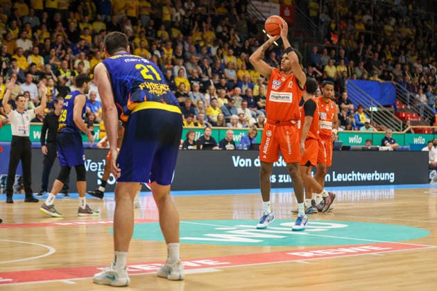 GER, Phoenix Hagen vs. Ratiopharm Ulm, Basketball, 1st Bundesliga, Matchday 2, 2026–2027 Season, September 25, 2026,Michael Rataj, Ratiopharm Ulm (GER), Phoenix Hagen vs. Ratiopharm Ulm, Basketball, 1st Bundesliga, Matchday 2, 2026–2027 Season, September 25, 2026, Hagen Copyright: xEibner-Pressefoto JavadxMohammadpourx EP_JMR