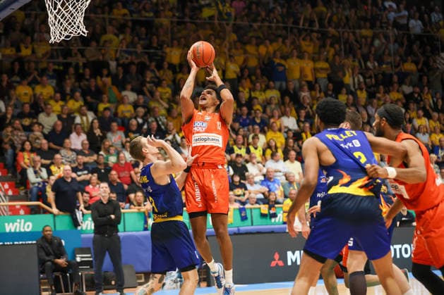 GER, Phoenix Hagen vs. Ratiopharm Ulm, Basketball, 1st Bundesliga, Matchday 2, 2026–2027 Season, September 25, 2026,Michael Rataj, Ratiopharm Ulm (GER), Phoenix Hagen vs. Ratiopharm Ulm, Basketball, 1st Bundesliga, Matchday 2, 2026–2027 Season, September 25, 2026, Hagen Copyright: xEibner-Pressefoto JavadxMohammadpourx EP_JMR