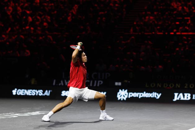 Laver Cup Day 1 Jakub Mensik Vs Brandon Nakashima Featuring: Brandon Nakashima Where: London, United Kingdom When: 25 Sep 2026 Credit: Alex Cropper Cover Images EDITORIAL USE ONLY. NOT FOR USE BY NEWSPAPERS BASED IN THE UK. Copyright: xx coverimg56058152
