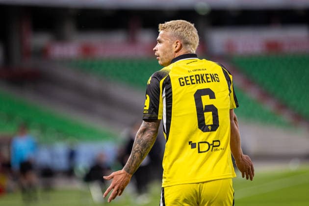 Tom Geerkens, SC Fortuna Cologne, 06 Reaction GER, TSV Havelse vs. SC Fortuna Cologne, Soccer, 3rd Division, Matchday 7, 2026–2027 Season, September 25, 2026 DFL regulations prohibit any use of photographs as image sequences and or quasi-video GER, TSV Havelse vs. SC Fortuna Cologne, soccer, 3rd League, Matchday 7, 2026–2027 season, September 25, 2026, Hanover Copyright: xEibner-Pressefoto JanxRollingerx EP_JSK