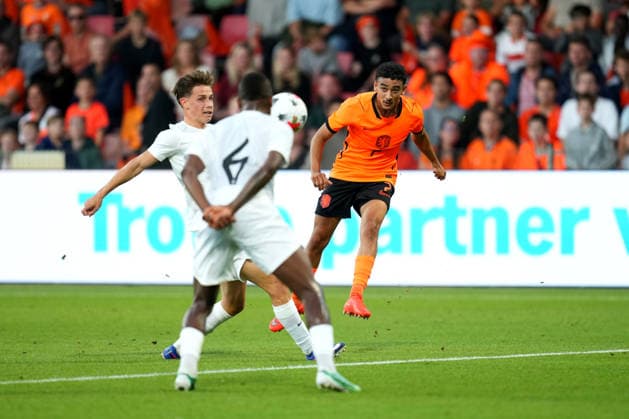 European Championship, EM, Europameisterschaft Qualifier: The Netherlands U21, U 21 v Norway U21 Deventer - Ayoub Oufkir of The Netherlands U21 during matchday 10 of the 2026 2027 European Championship Qualifier. The match is set between The Netherlands U21 and Norway U21 at De Adelaarshorst on 25 September 2026 in Deventer, Netherlands. (Hero Images Yannick Verhoeven) Copyright: xYannickxVerhoevenx