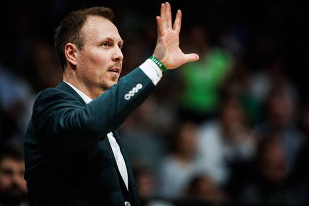 Jacques Schneider, head coach of the Gladiators Trier, on the sidelines; emotions; gestures; body language; facial expressions; cutout; portrait. Vet Concept Gladiators Trier vs. Telekom Baskets Bonn, basketball, easyCredit BBL, Matchday 2, 2026–2027 season, September 25, 2026, Vet Concept Gladiators Trier vs. Telekom Baskets Bonn, basketball, easyCredit BBL, Matchday 2, 2026–2027 season, September 25, 2026 Copyright: xEibnerxPressefotox EP_ANS