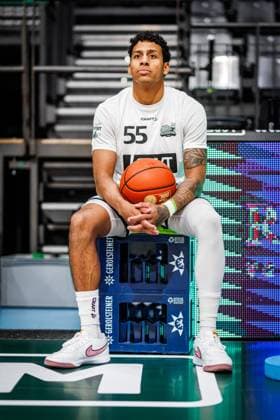 Eli Brooks Gladiators Trier, Emotions, Gesture, Body Language, Facial Expressions, Cutout, Portrait Vet Concept Gladiators Trier vs. Telekom Baskets Bonn, Basketball, easyCredit BBL, Matchday 2, 2026–2027 Season, September 25, 2026 Vet Concept Gladiators Trier vs. Telekom Baskets Bonn, Basketball, easyCredit BBL, Matchday 2, 2026–2027 Season, September 25, 2026 Copyright: xEibnerxPressefotox EP_ANS