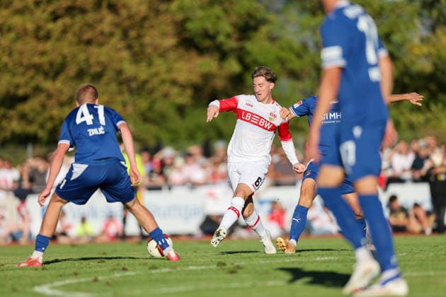 Angelo Stiller, VfB Stuttgart, No. 6, GER, VfB Stuttgart vs. 1 FC Heidenheim 1846, soccer, friendly match, 2026–2027 season, September 25, 2026, GER, VfB Stuttgart vs. 1 FC Heidenheim 1846, soccer, friendly match, 2026–2027 season, September 25, 2026, Beutelsbach Copyright: xEibner-Pressefoto SoerenxHerwegx EP_SHG