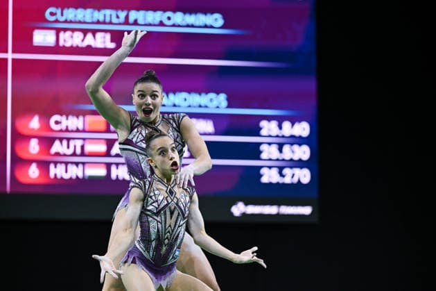 IPA88964776 - Rony Cohen and Sokolovsky, performing the Shiraz routine (ISR), at the 30th World Acrobatic Gymnastics Championships in Pesaro, Italy, on September 25, 2026  Copyright: xFilippoxTomasi IPAxSportx xx IPA88964776