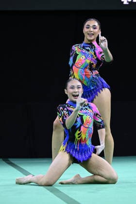 IPA88964813 - NOBLE Willow PADIOS Sydney (USA) during the 30th World Acrobatic Gymnastics Championships, Gymnastics in Pesaro, Italy, September 25, 2026  Copyright: xFilippoxTomasi IPAxSportx xx IPA88964813