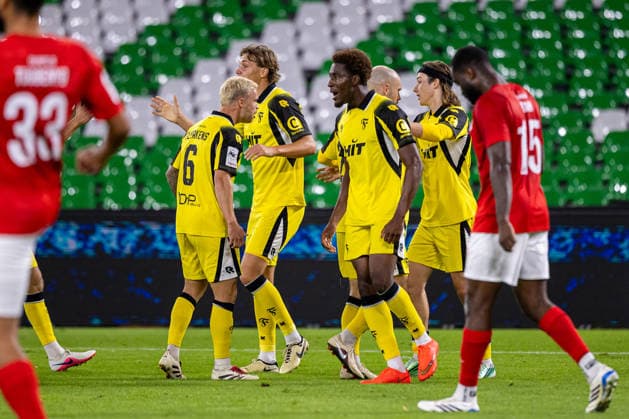 The SC Fortuna Cologne players celebrate Bennit Broeger s goal to make it 0–1. SC Fortuna Cologne, 38 GER, TSV Havelse vs. SC Fortuna Cologne, soccer, 3. Liga, Matchday 7, 2026–2027 season, September 25, 2026 DFL regulations prohibit the use of photographs as image sequences and or quasi-video footage GER, TSV Havelse vs. SC Fortuna Cologne, soccer, 3rd Division, Matchday 7, 2026–2027 season, September 25, 2026, Hanover Copyright: xEibner-Pressefoto JanxRollingerx EP_JSK