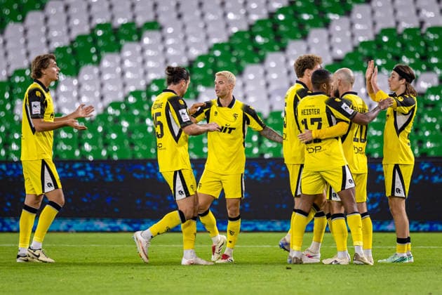 The SC Fortuna Cologne players celebrate Bennit Broeger s goal to make it 0–1. SC Fortuna Cologne, 38 GER, TSV Havelse vs. SC Fortuna Cologne, soccer, 3. Liga, Matchday 7, 2026–2027 season, September 25, 2026 DFL regulations prohibit the use of photographs as image sequences and or quasi-video footage GER, TSV Havelse vs. SC Fortuna Cologne, soccer, 3rd Division, Matchday 7, 2026–2027 season, September 25, 2026, Hanover Copyright: xEibner-Pressefoto JanxRollingerx EP_JSK